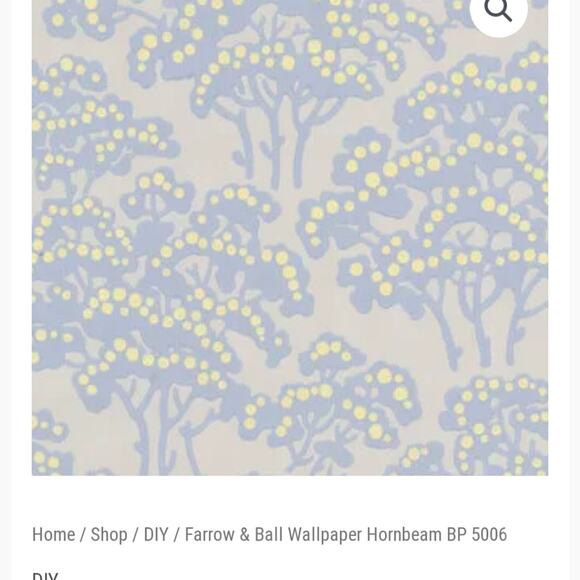 Anthropologie farrow & Ball Wallpaper Hornbeam single roll